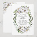 Buscar fiesta elegante invitaciones de cumpleaños Floral