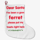 Buscar hurón calcetines navideños Divertido