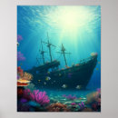 Buscar naufragio posters Océano