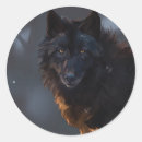 Buscar lobo negro pegatinas Animales