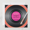 Buscar discos de vinilo invitaciones Negro