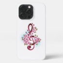Buscar musical notas iphone fundas Rosa