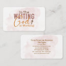 Buscar espera tarjetas de visita General y unisex