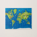 Buscar ciudades del mundo puzzles Mapa