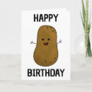 Buscar patata feliz tarjetas Comida