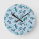 Buscar mariposa verde relojes de pared Para niños