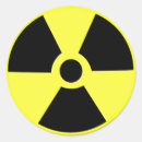 Buscar radioactivo pegatinas Advertencia