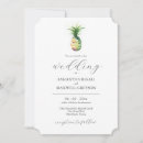Buscar tropical boda invitaciones Parejas