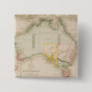 Buscar mapa de australia chapas Vintage