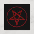 Buscar diablo tarjetas de visita Negro