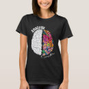 Buscar cerebro izquierdo camisetas Creativo