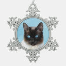 Buscar gatos siameses adornos Gato siamés