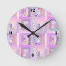 Buscar costurera relojes de pared Rosa