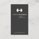 Buscar pesas gimnasia de tarjetas de visita Pesos