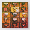 Buscar vintage wood relojes de pared Marrón