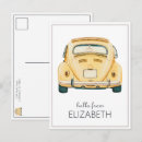 Buscar coches antiguos postales General y unisex