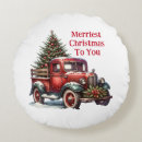 Buscar camión rojo cojines Navidades