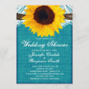 Buscar ducha rústica del boda invitaciones Girasol