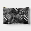 Buscar rayas blancas negras bolsas cosmetica Minimalista