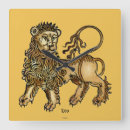 Buscar leo zodiac relojes de pared Constelación