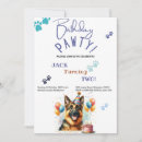 Buscar en alemán invitaciones de cumpleaños Cachorro