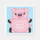 Buscar cerdo servilletas Chica