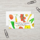 Buscar entrega la comida de tarjetas de visita General y unisex
