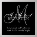 Buscar boda posters Monograma