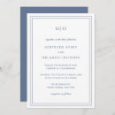 Buscar blue wedding invitaciones Elegante