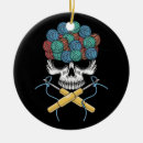 Buscar cráneo y huesos adornos Ornamento