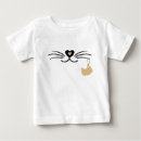 Buscar gato con el bigote camisetas Para niños