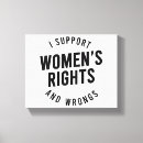 Buscar derechos lienzos Feminista
