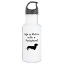 Buscar perro salchicha agua botellas Doxie