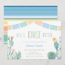 Buscar azul y amarillo invitaciones Para niños