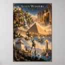 Buscar siete posters Siete maravillas del mundo