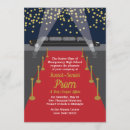 Buscar alfombra roja invitaciones Glamuroso