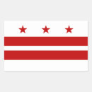 Buscar bandera del estado de washington pegatinas Rojo