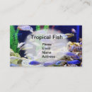 Buscar acuarios tarjetas de visita Vida marina