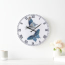 Buscar buena suerte relojes de pared Azul