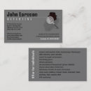 Buscar investigador privado tarjetas de visita Minimalista