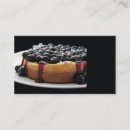 Buscar arándanos tarjetas de visita Cocinero