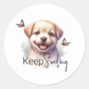 Buscar sonriendo pegatinas Cachorro
