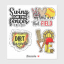 Buscar del softball pegatinas Aficionados al deporte