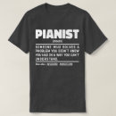Buscar pianista camisetas Reproductor de piano