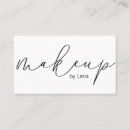 Buscar pre tarjetas de visita Maquillaje