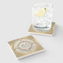Buscar decorativo posavasos Elegante
