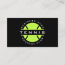 Buscar tennis tarjetas de visita Club de tenis