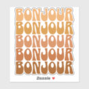 Buscar bonjour pegatinas Moderno