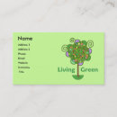 Buscar sostenible tarjetas de visita Ambiente