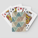 Buscar modelo geométrico barajas de cartas Indio